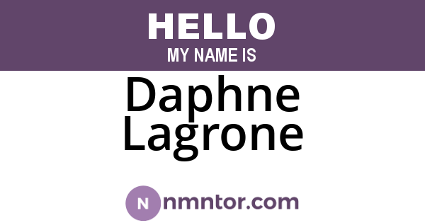 Daphne Lagrone