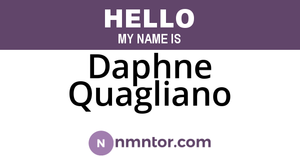 Daphne Quagliano