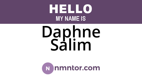Daphne Salim