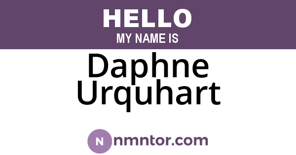 Daphne Urquhart