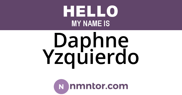 Daphne Yzquierdo