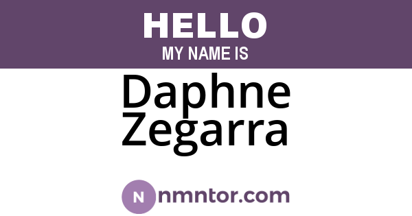 Daphne Zegarra