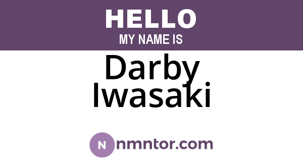 Darby Iwasaki