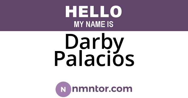 Darby Palacios