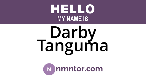 Darby Tanguma