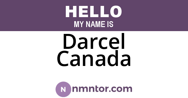 Darcel Canada