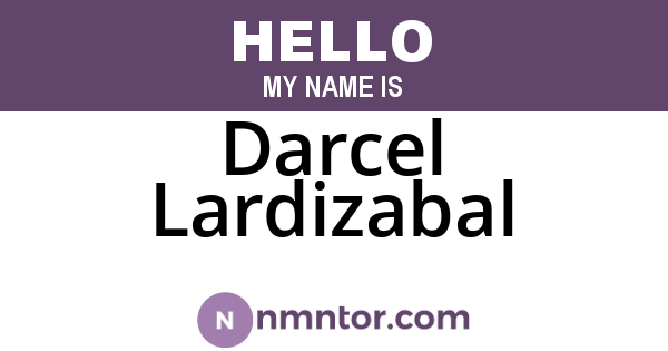 Darcel Lardizabal
