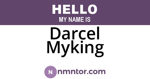 Darcel Myking