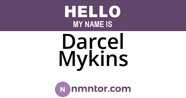 Darcel Mykins