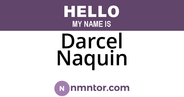 Darcel Naquin