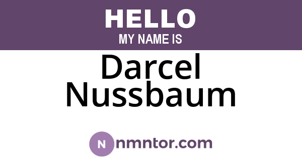 Darcel Nussbaum