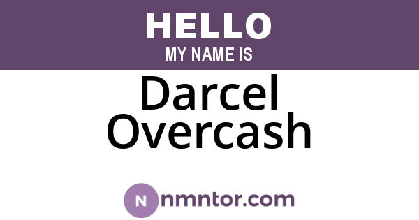 Darcel Overcash