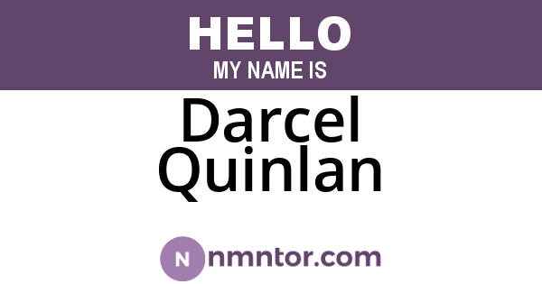 Darcel Quinlan