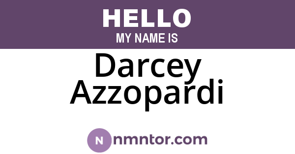 Darcey Azzopardi