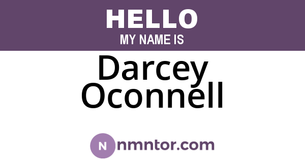 Darcey Oconnell