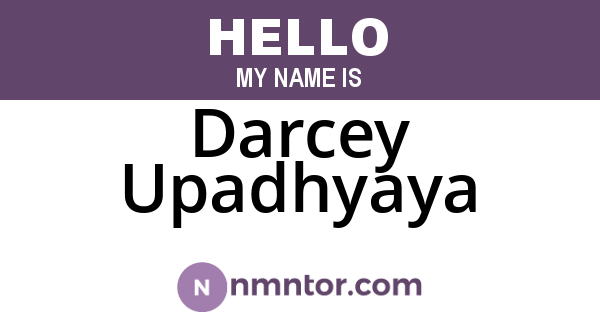 Darcey Upadhyaya