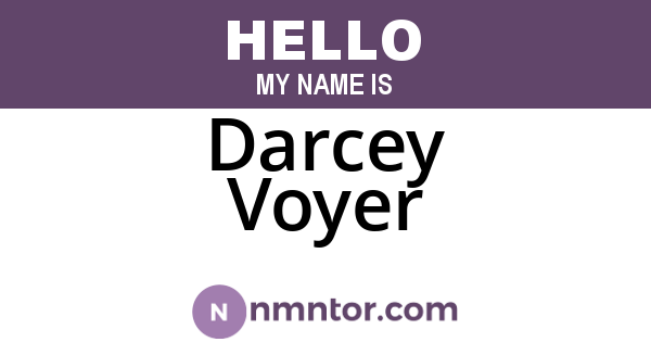 Darcey Voyer