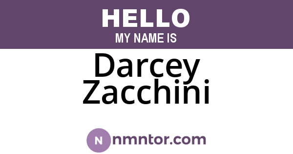 Darcey Zacchini