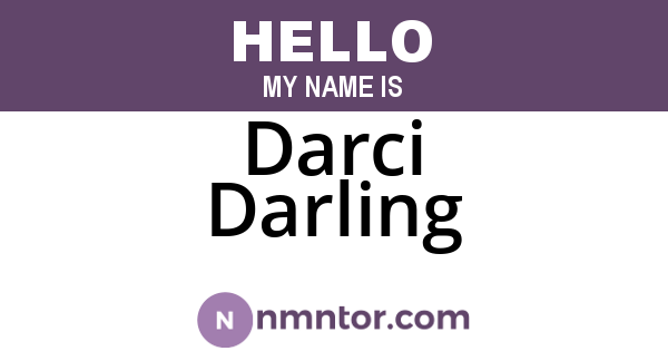 Darci Darling