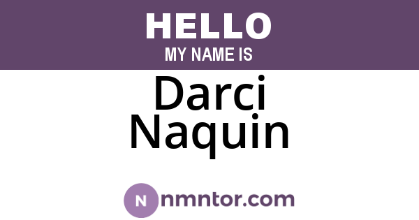 Darci Naquin