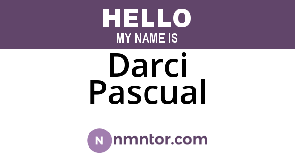 Darci Pascual