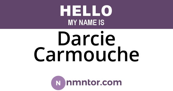 Darcie Carmouche