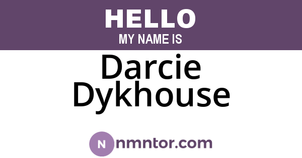Darcie Dykhouse