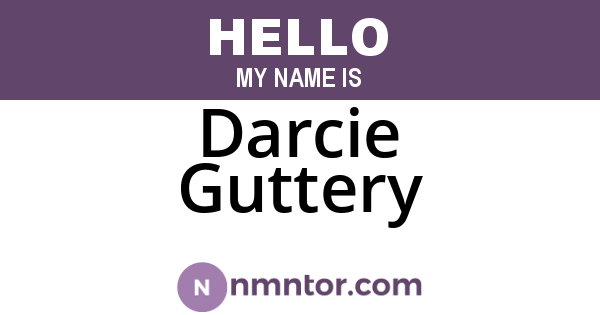 Darcie Guttery