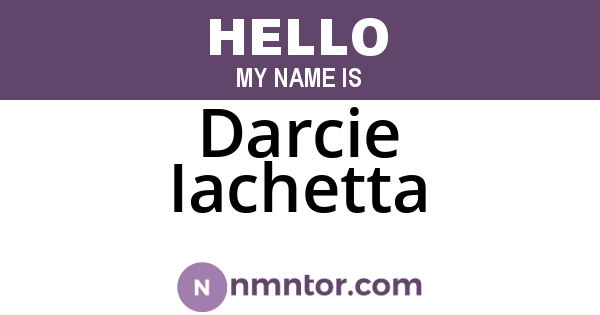 Darcie Iachetta