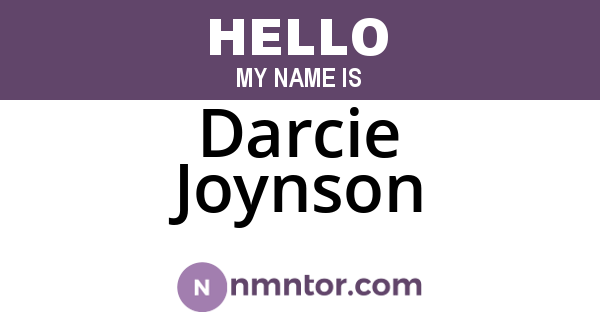 Darcie Joynson