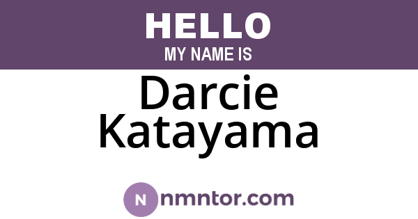Darcie Katayama