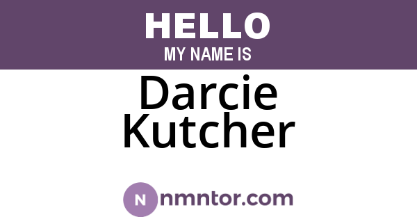 Darcie Kutcher