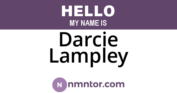 Darcie Lampley