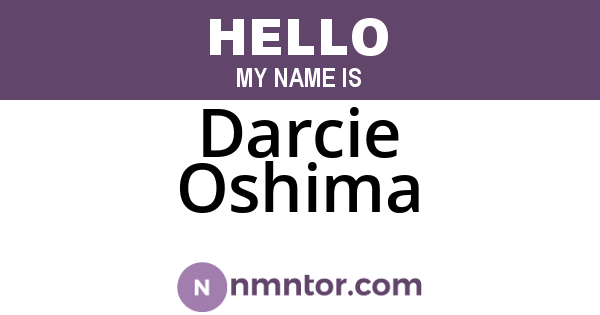 Darcie Oshima