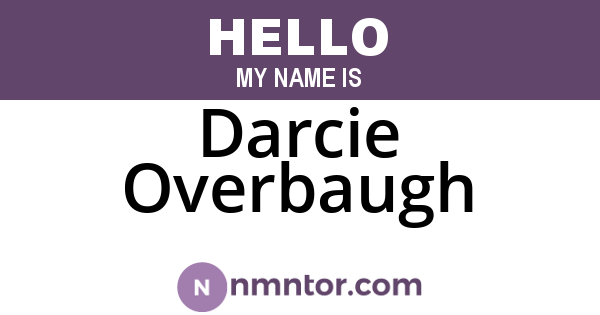 Darcie Overbaugh