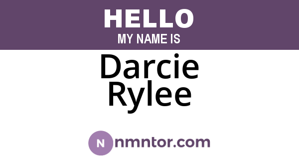 Darcie Rylee