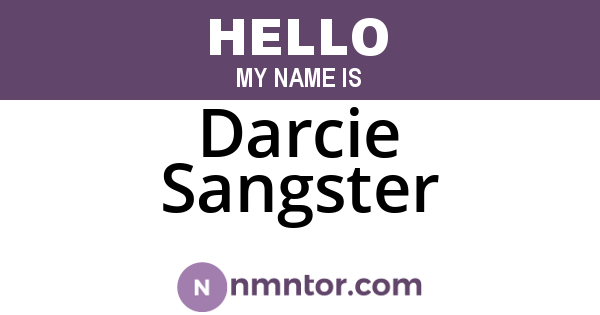 Darcie Sangster