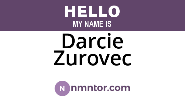 Darcie Zurovec