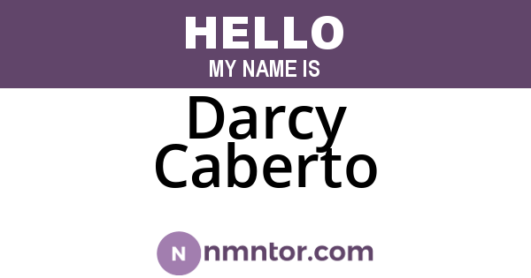 Darcy Caberto