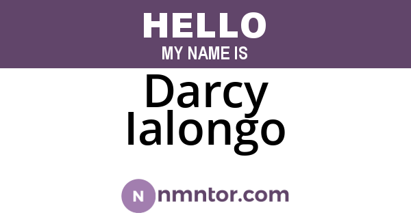 Darcy Ialongo