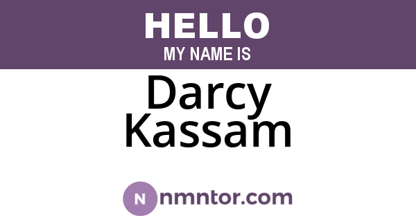 Darcy Kassam