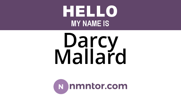 Darcy Mallard