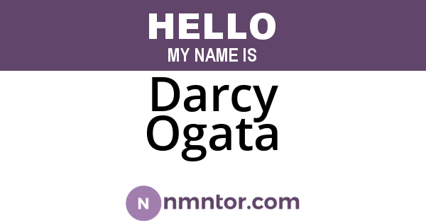 Darcy Ogata