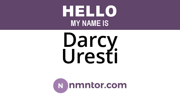Darcy Uresti