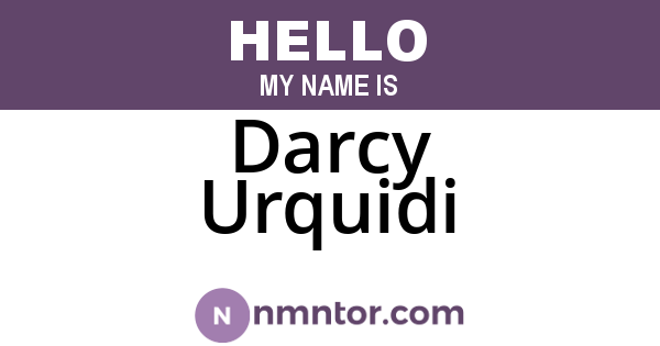 Darcy Urquidi