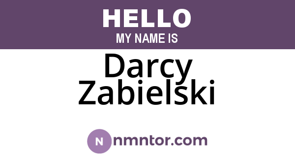Darcy Zabielski