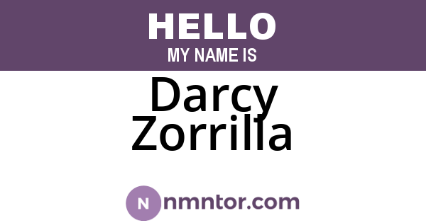 Darcy Zorrilla