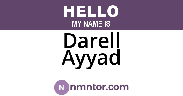 Darell Ayyad