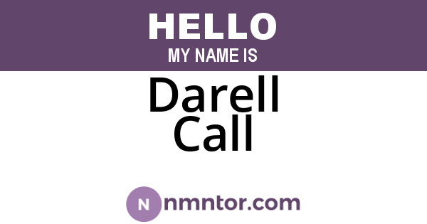 Darell Call