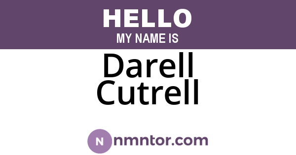 Darell Cutrell